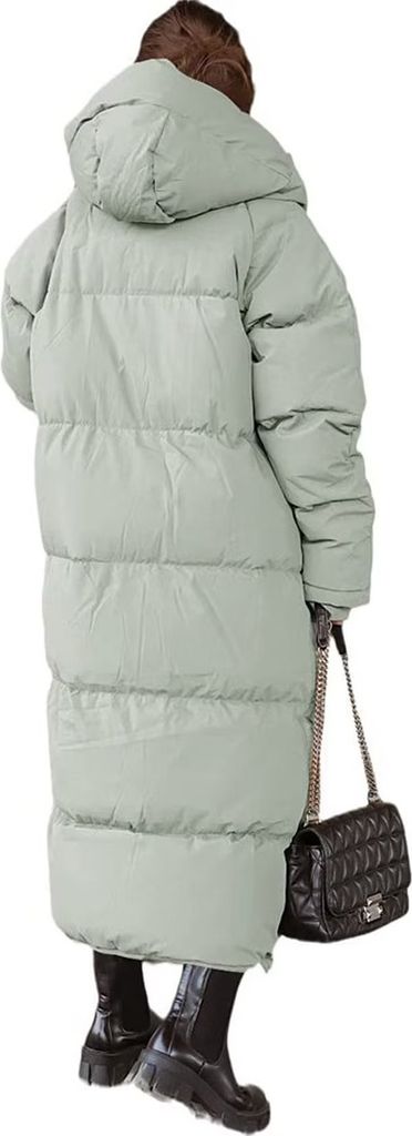 ASKSA Damen Wintermantel Lange Puffer Daunenjacke Produktbild 4