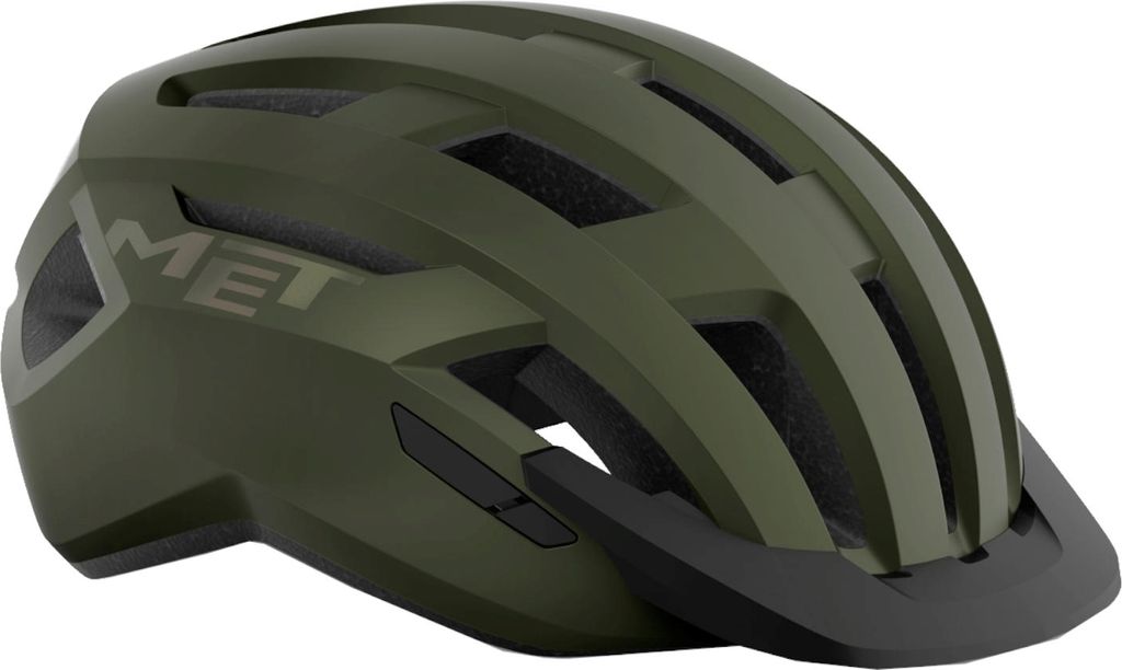 MET Fahrradhelm Allroad Mips , Olive - Schillernd Matt, M