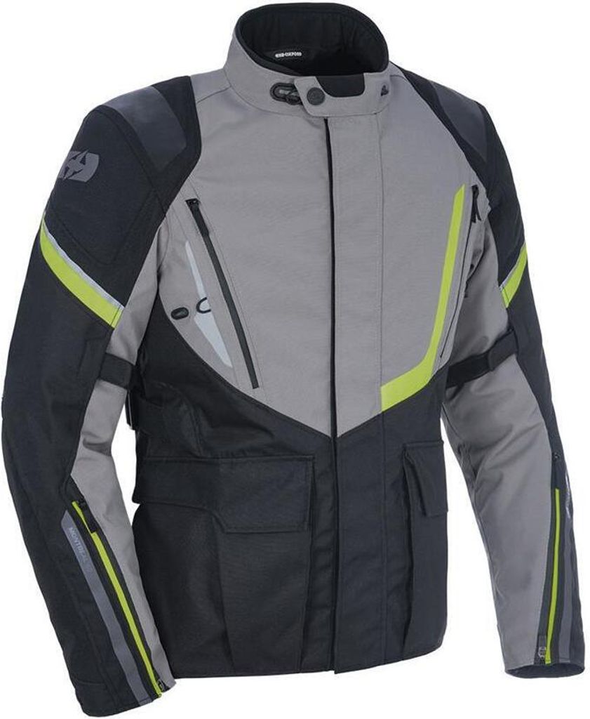 Oxford Jacke Montreal 4.0 Schwarz/grau/gelb Gr.m