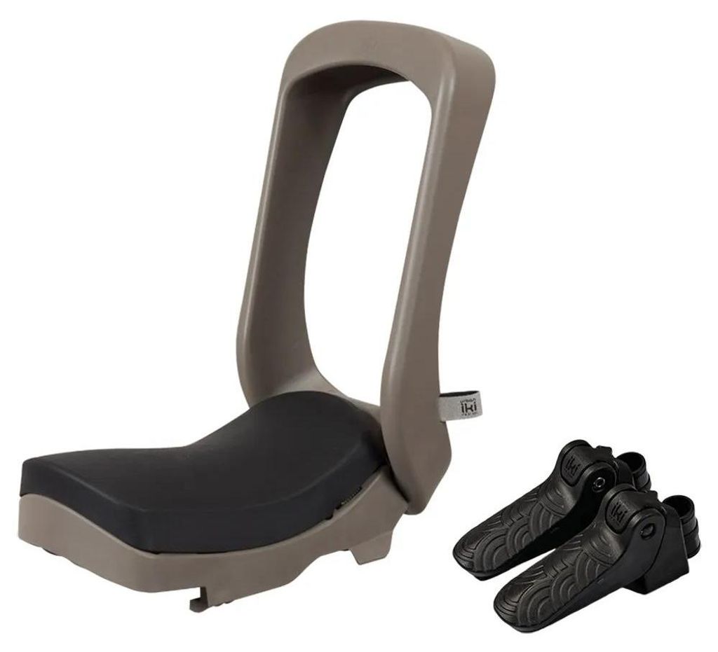 Urban Iki Junior Kindersitz Für Fahrräder Grau Max 35 kg Produktbild 
