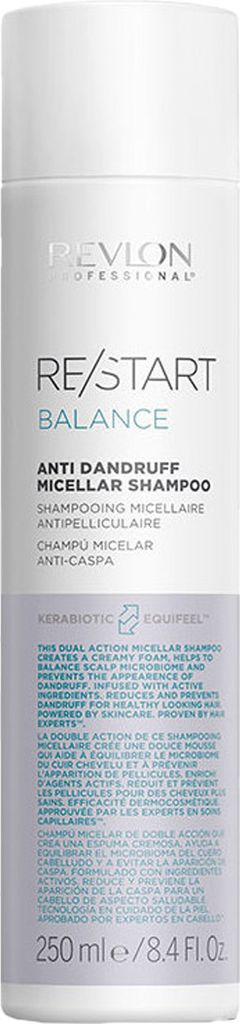 Revlon Professional Restart Balance Anti Dandruff Micellar Shampoo Reinigungsshampoo gegen Schuppen 250 ml