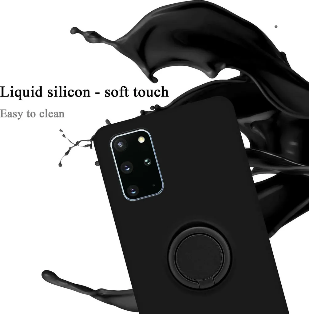 Custodia Samsung S20 Plus Cadorabo TPU Nero Opaco: Slim & Shockproof - 4