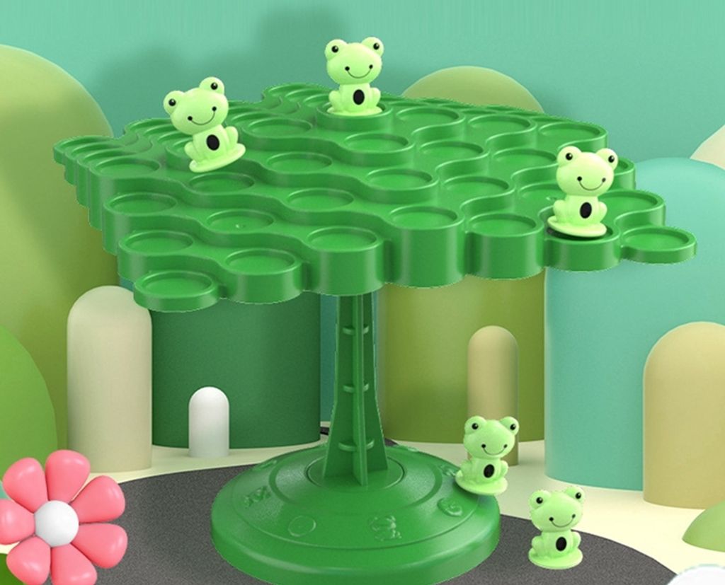 Frosch Balance Mathe Spiel - Lernspielzeug Für Kinder Ab 3 Jahre