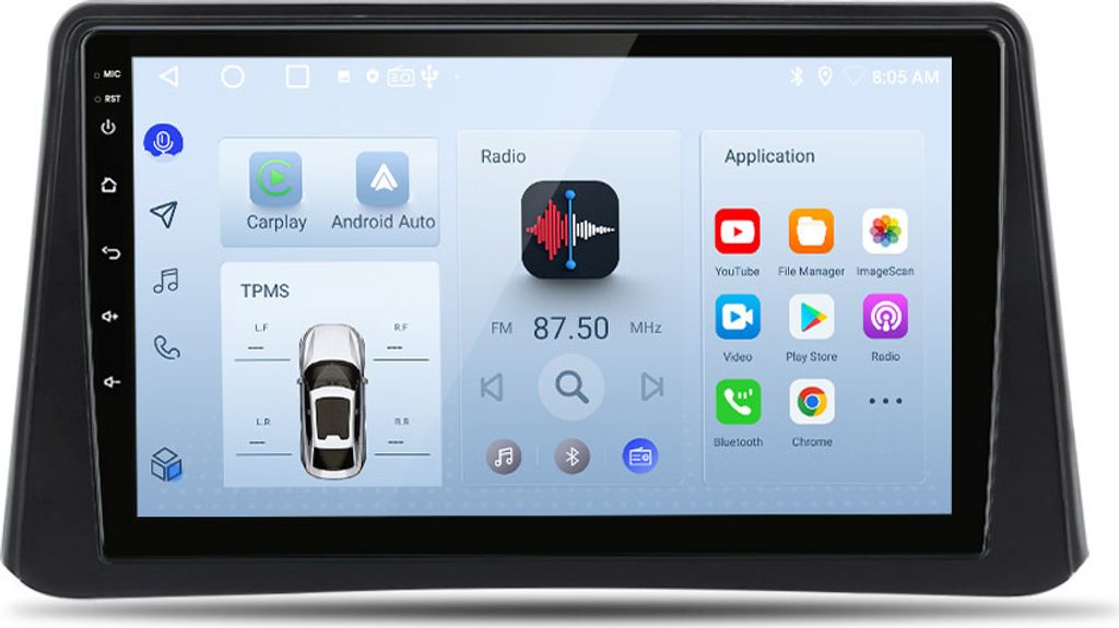 6+128GB Android Navi für Opel Mokka A ab 2012 carplay GPS DAB+ 2Din Radio Bluetooth 4g LTE
