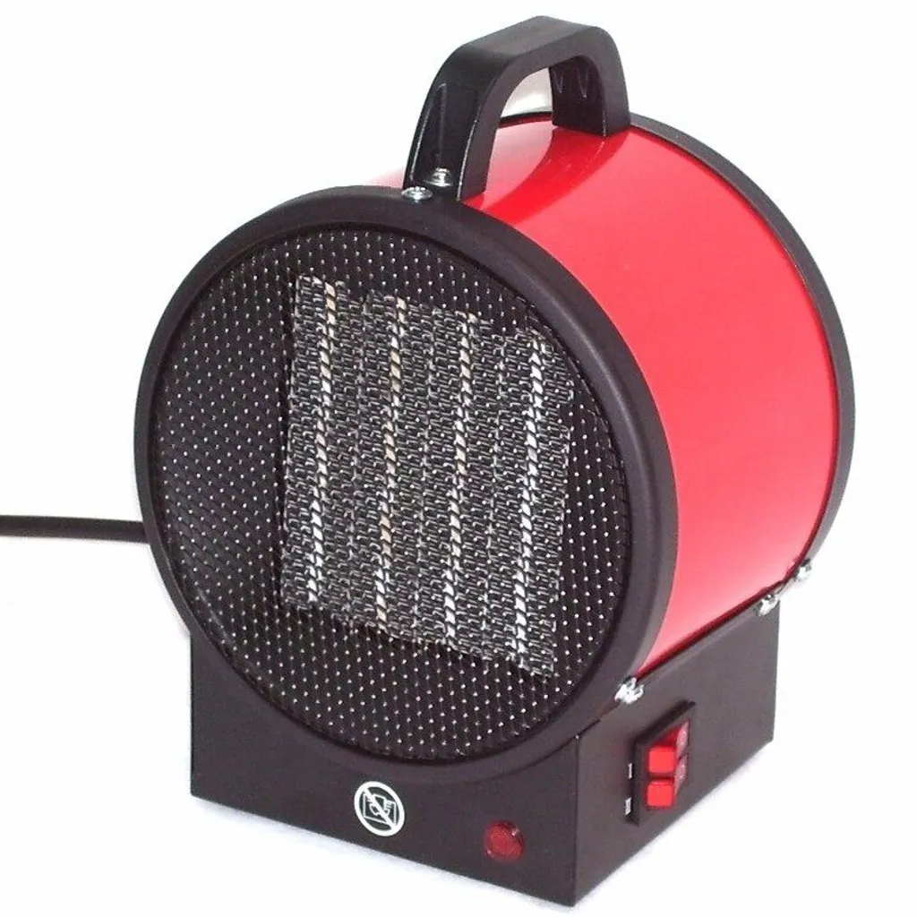 Chauffage électrique de chantier en céramique puissant 2kW