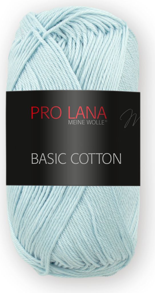 Pro Lana Basic Baumwolle 50g 57 wasserblau Produktbild 