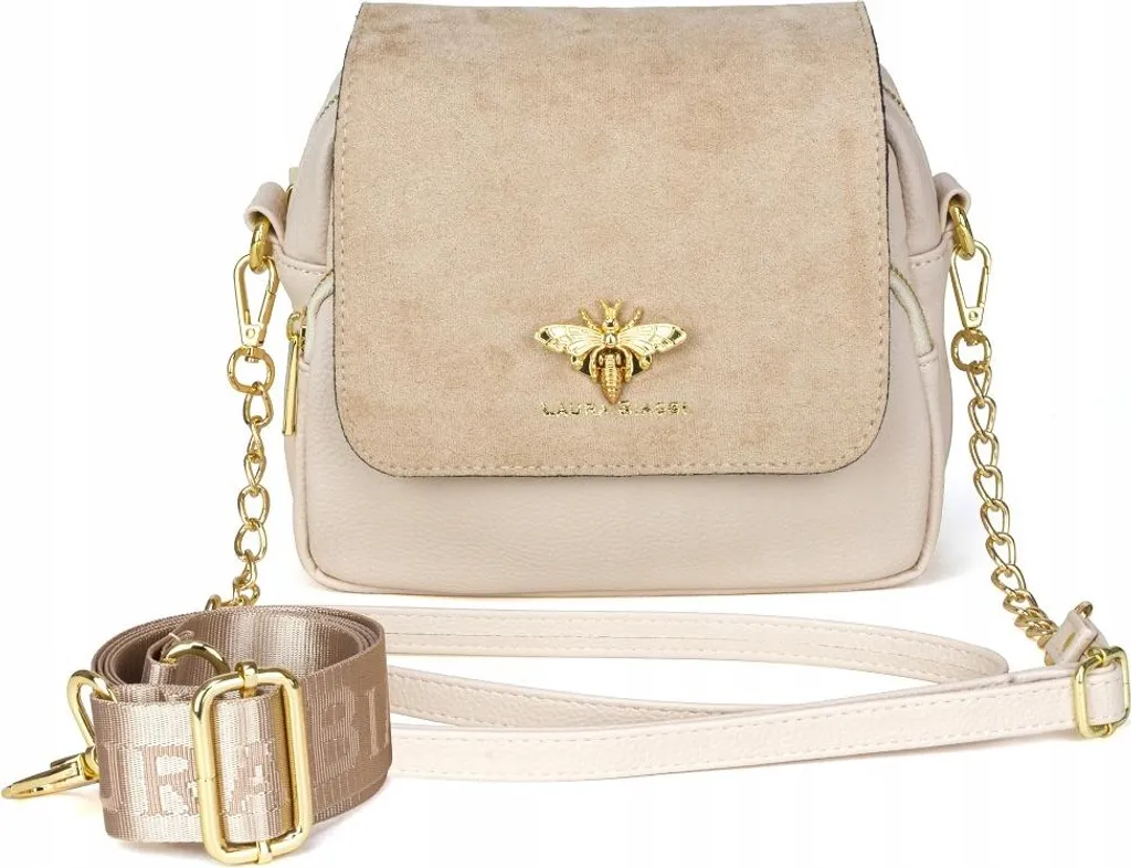 Petit Sac de Messager Laura Biaggi Léger contre le Mal d'Épaule Or