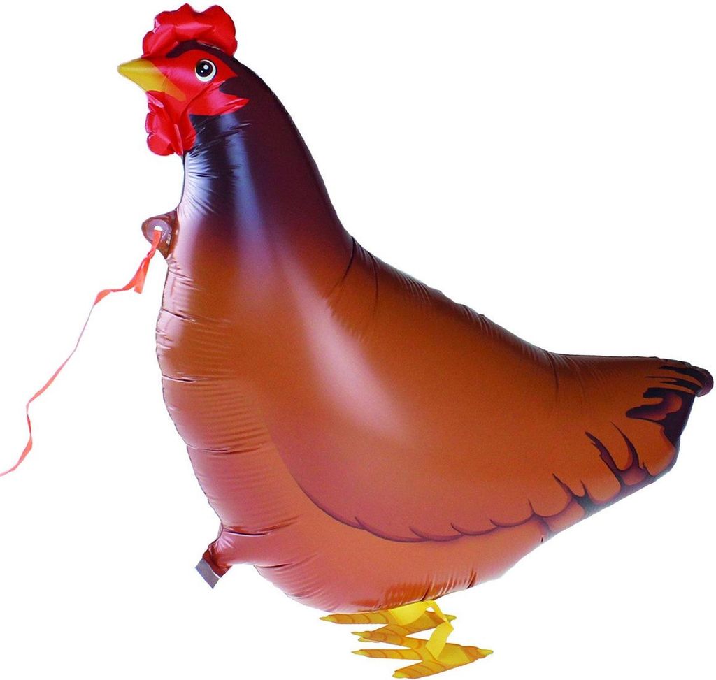 Folienballon Airwalker Hahn, ca. 61 x 41 cm Produktbild 
