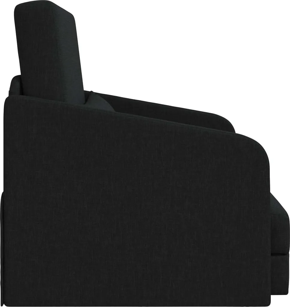 Petit canapé-lit pliant vidaXL noir : la solution gain de place en tissu
