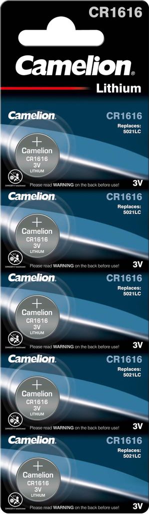 CAMELION Pile bouton CR1616, 5 pcs. Image du produit 