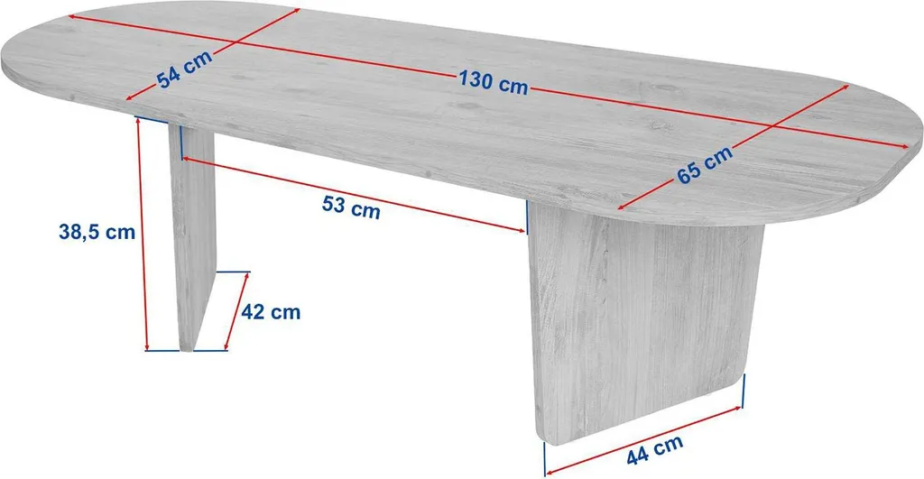 Table Basse Ovale Design Marbre Blanc 130x65 cm, Modèle Dozza Chic