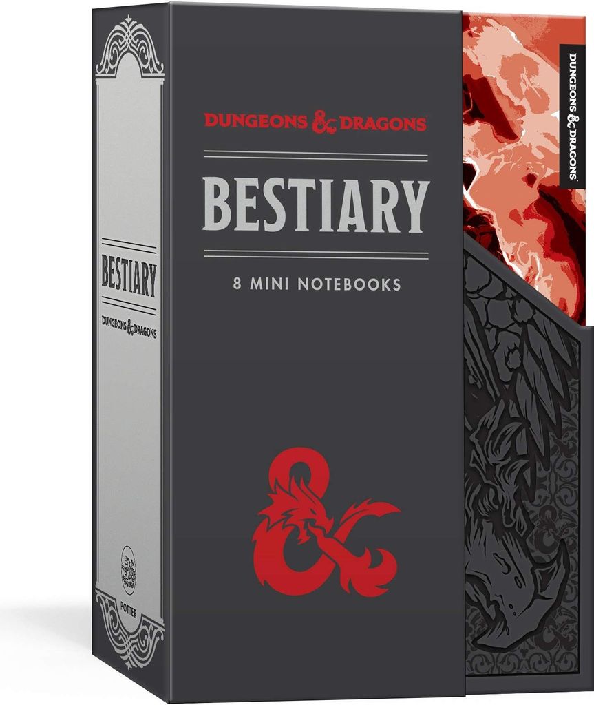 Bestiary Notebook Set (Dungeons & Dragons). 8 Mini Notebooks