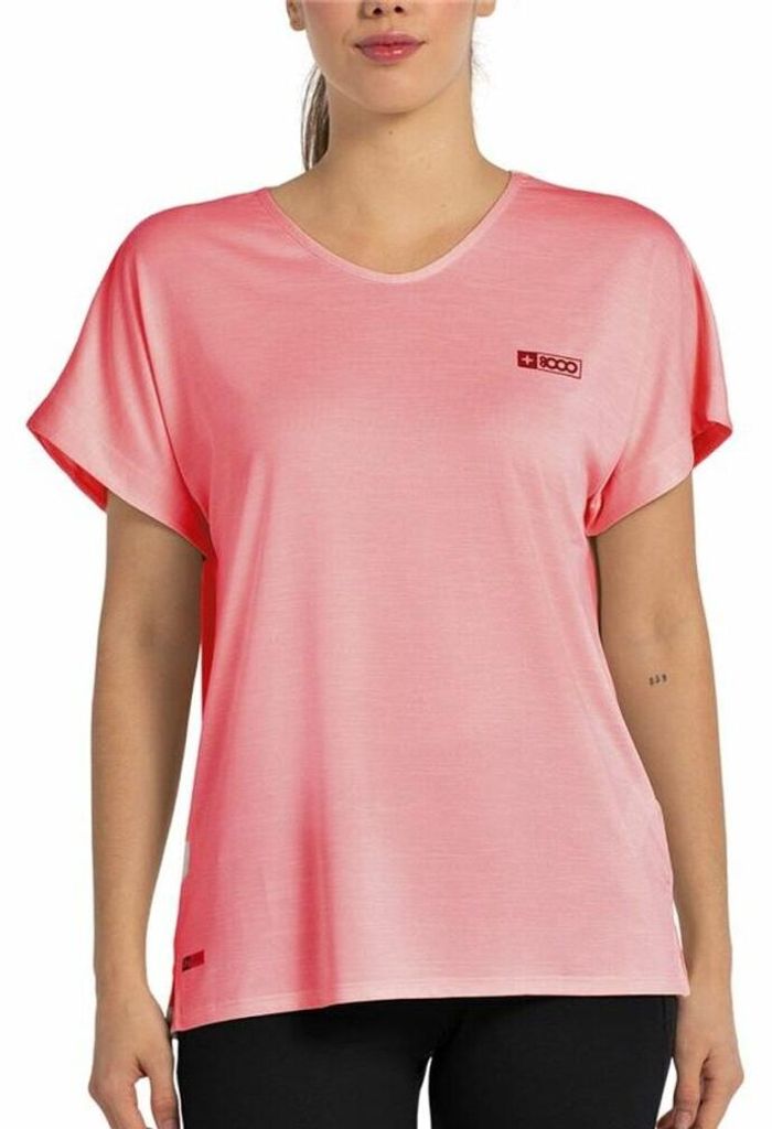 +8000 Vermizor Kurzarm-t-shirt Rosa S Frau Rosa S