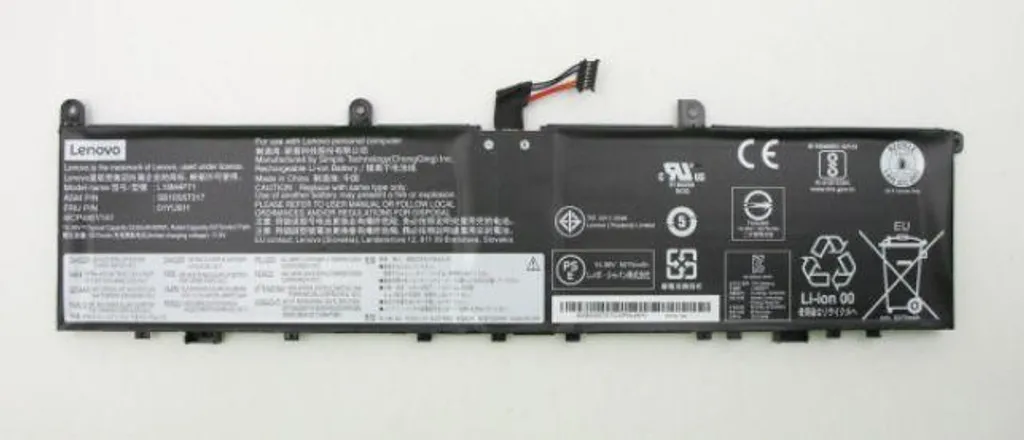 Batterie Interne Lenovo 01YU911 de 4 Cellules 80.4Wh Li-Ion d'Origine