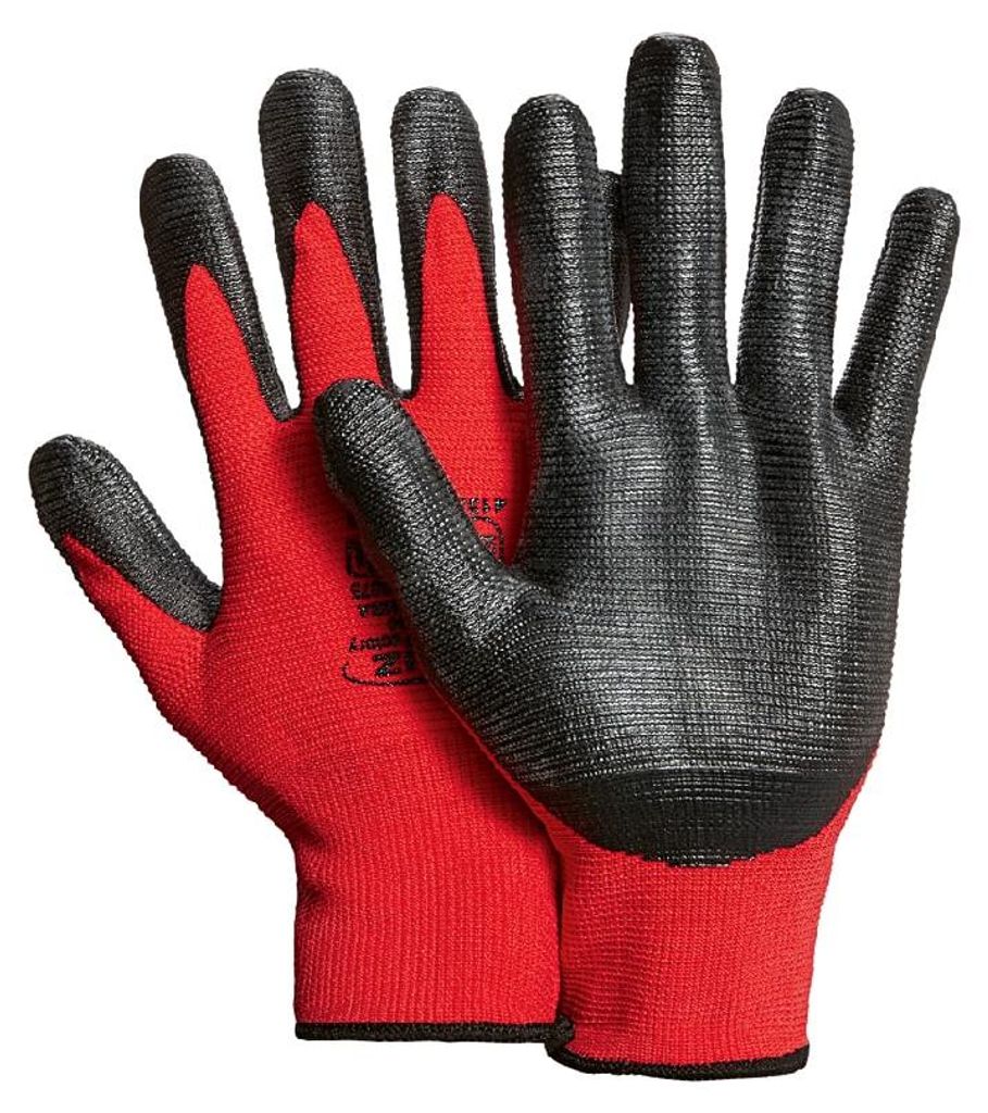 Seiz Arbeitshandschuhe Red Mamba Rot/Schwarz 5er-Pack Größe Produktbild 