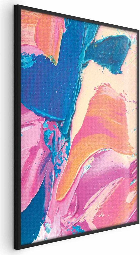 Posterpapier Poster - Colorful Expression - strong contrasts in an energetic composition 60x90 cm Muster a-B-10124-ao-a