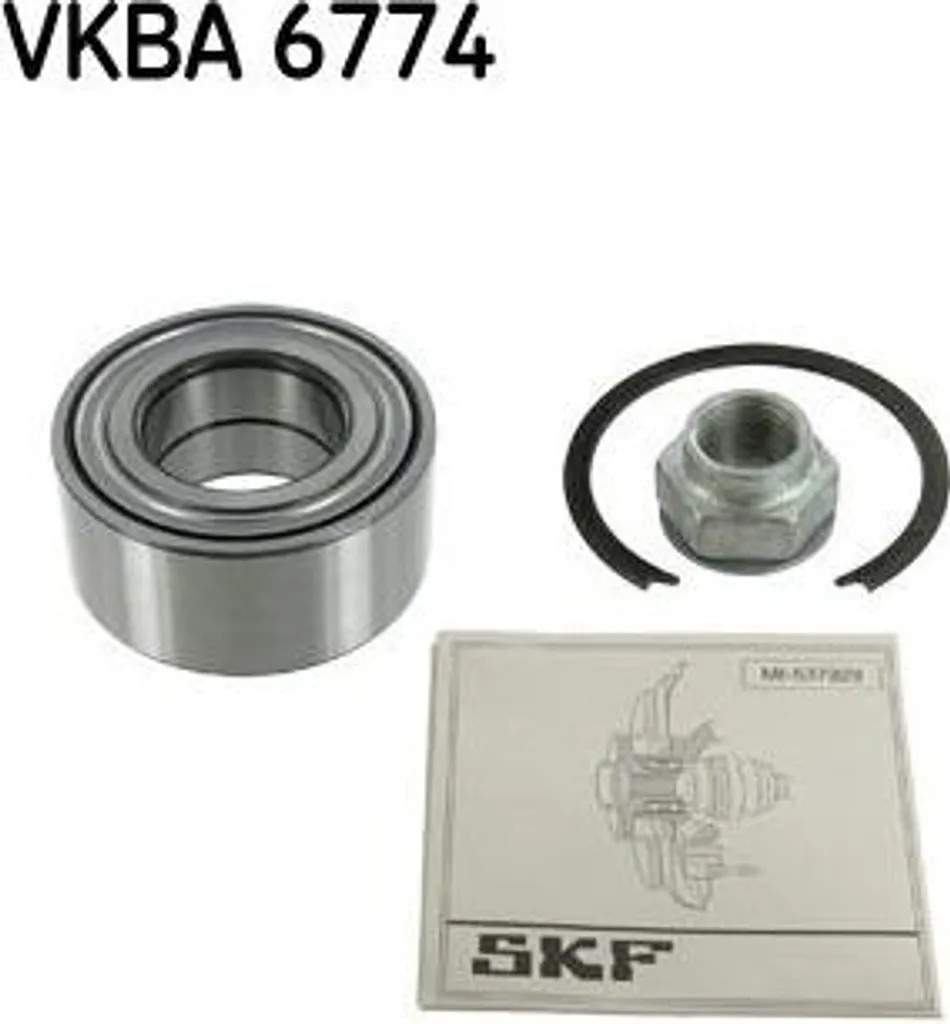 Roulement de roue SKF VKBA 6774 haute résistance avec moyeu OE 328026