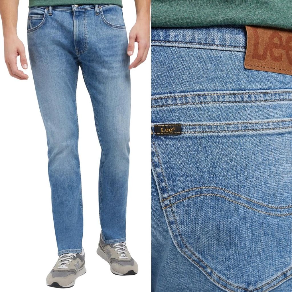 Lee Rider Slim Sommerjeans W33 L34 Herren Blue