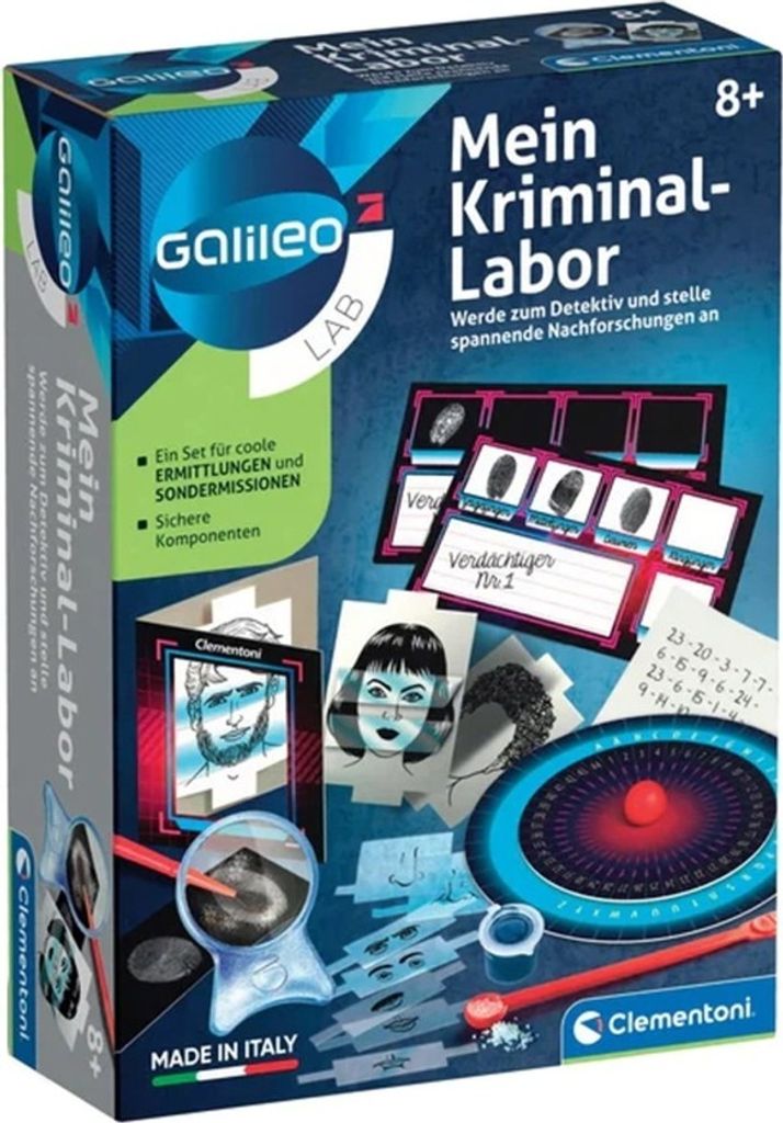 Clementoni Mein Kriminal-Labor Produktbild 