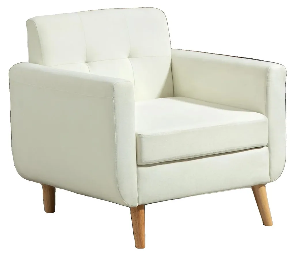 Fauteuil robuste assise épaisse pour mal de dos et pieds bois - Relax