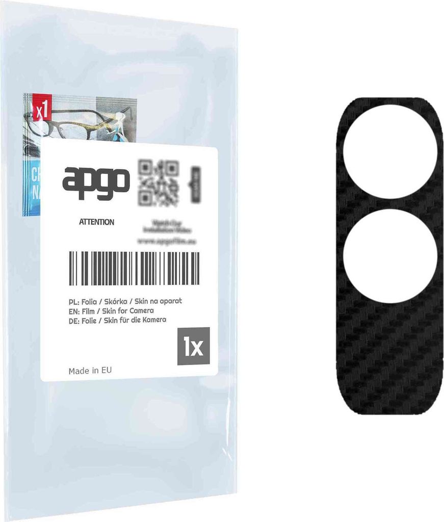 apgo Objektivschutz-Folie, Kameraschutz kompatibel mit Lenovo Pad Pro 12.7, Carbon-Imitation, Rückseite Schutzfolie für Kamera-Insel, Hinten Foli...