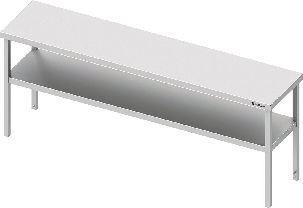 Aufsatzbord mit zwei Etagen, 1900x300x700 mm, verschweißt