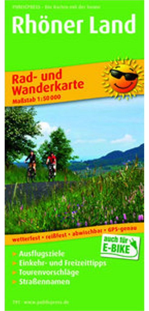 Rad- und Wanderkarte Rhöner Land