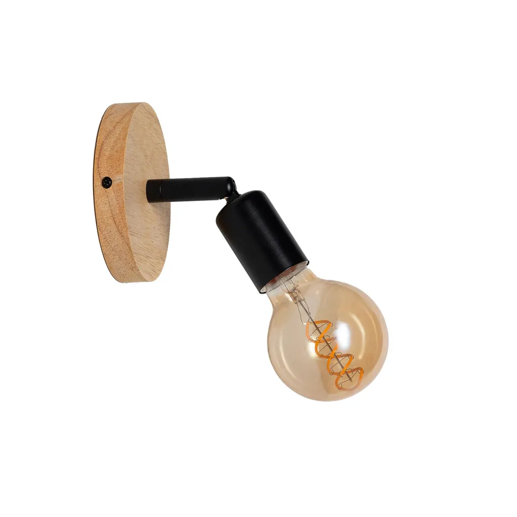 Stock Applique Legno E27 Vintage - Illuminazione Country House Prezzo
