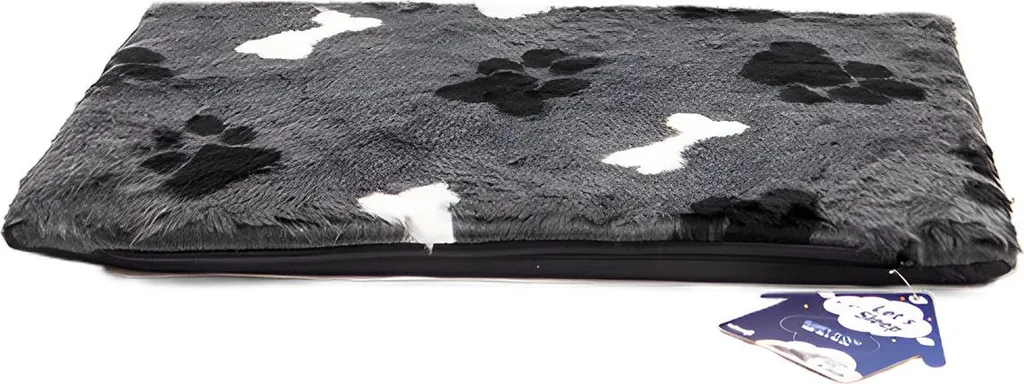 Let's Sleep Fluffy Floor Coussin Pluche Anthrazit Taille S pour Chien