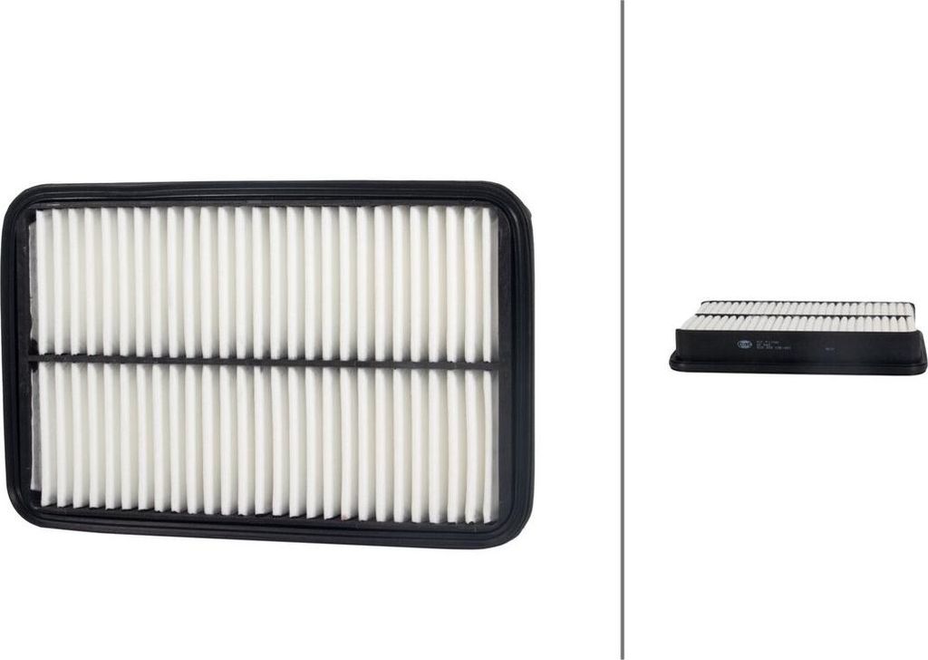 Luftfilter-Einsatz 266 x 170 mm HELLA passend für u.a. TOYOTA COROLLA
