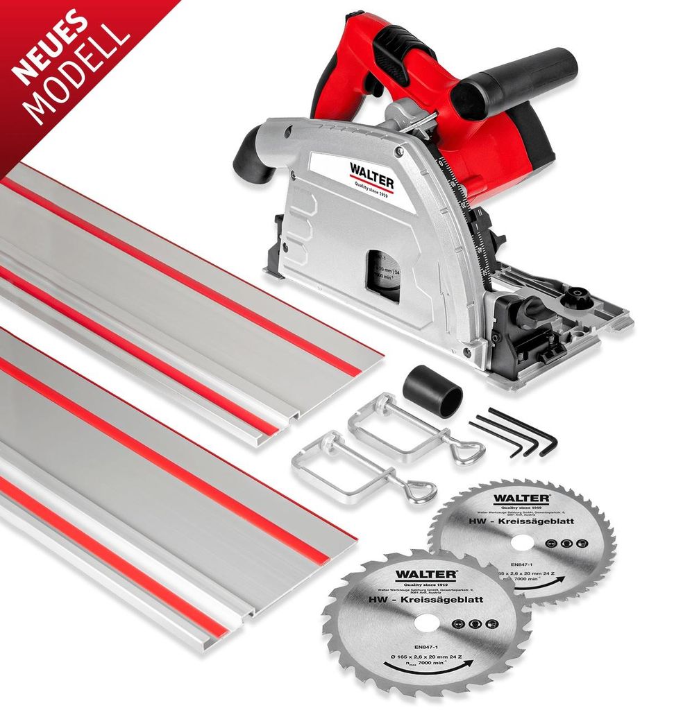 WALTER Tauchsäge 1200W – Präzise und Tiefe Schnitte bis Produktbild 