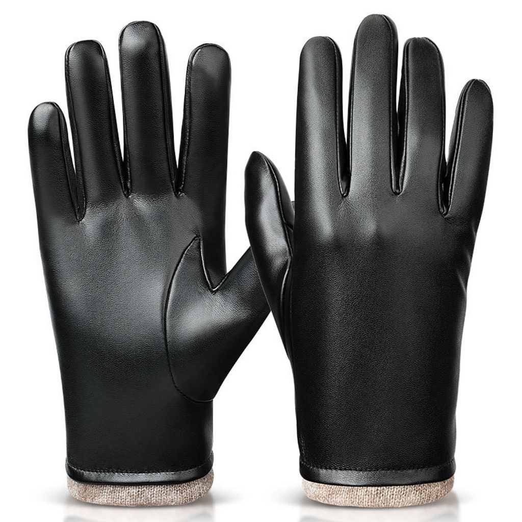 INF Warme Winterhandschuhe, wasserabweisend & winddicht Schwarz XL