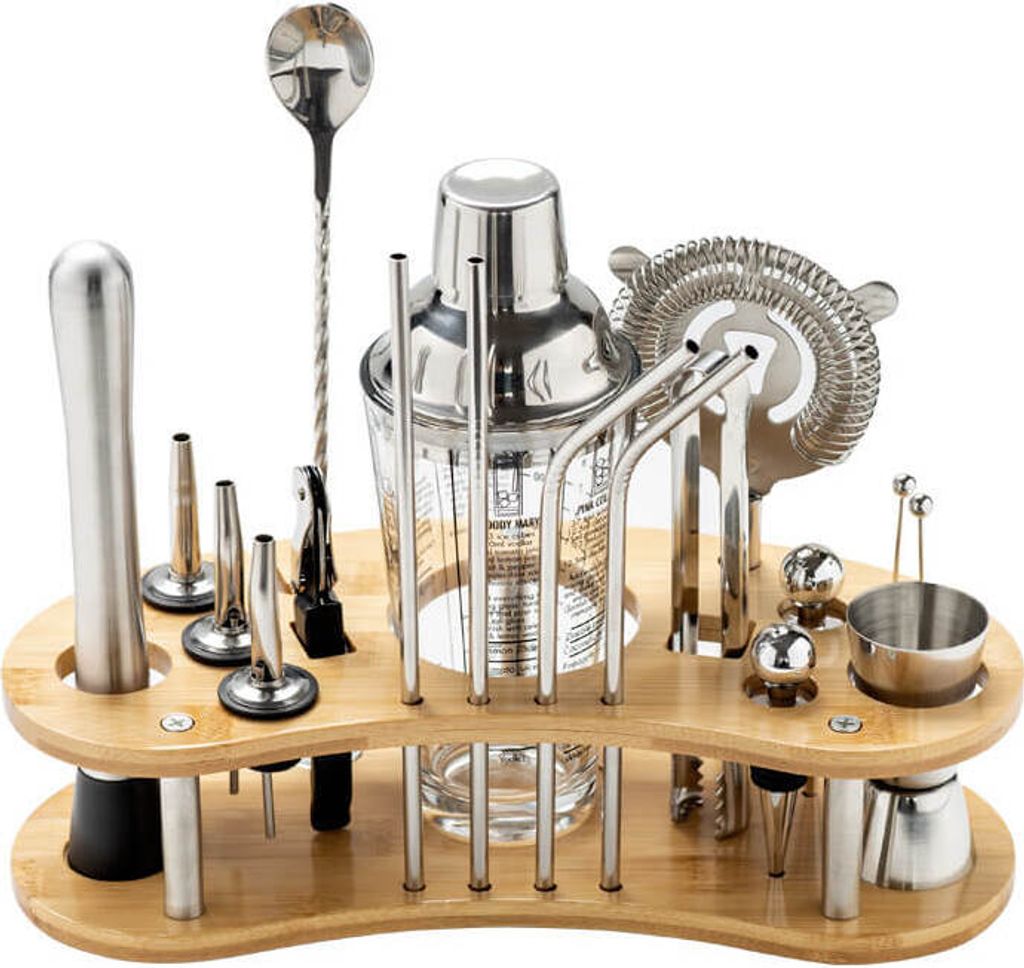 Set di miscelazione per cocktail da barista (set da 20 Immagine del prodotto 