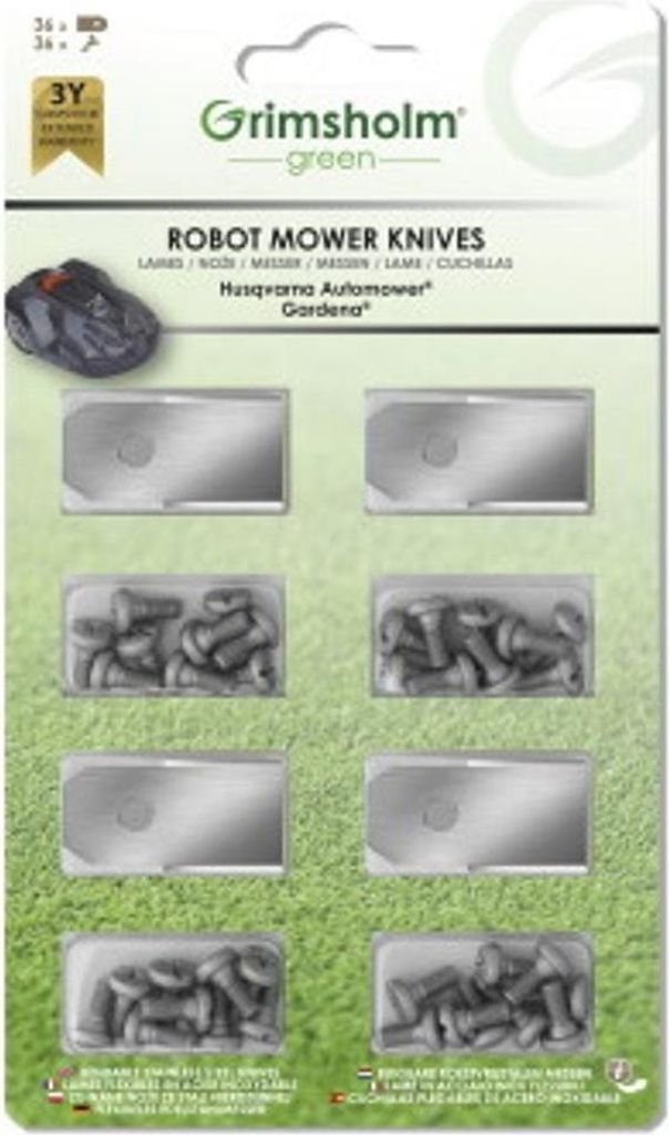 Set coltelli con 36 coltelli di ricambio e 36 viti Immagine del prodotto 