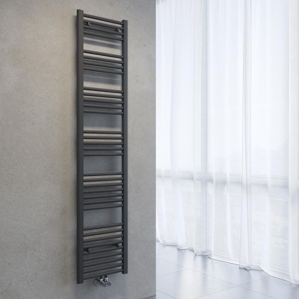 SONNI Handdoekradiator, handdoekdroger, 1800 x 400 mm, Productafbeelding 