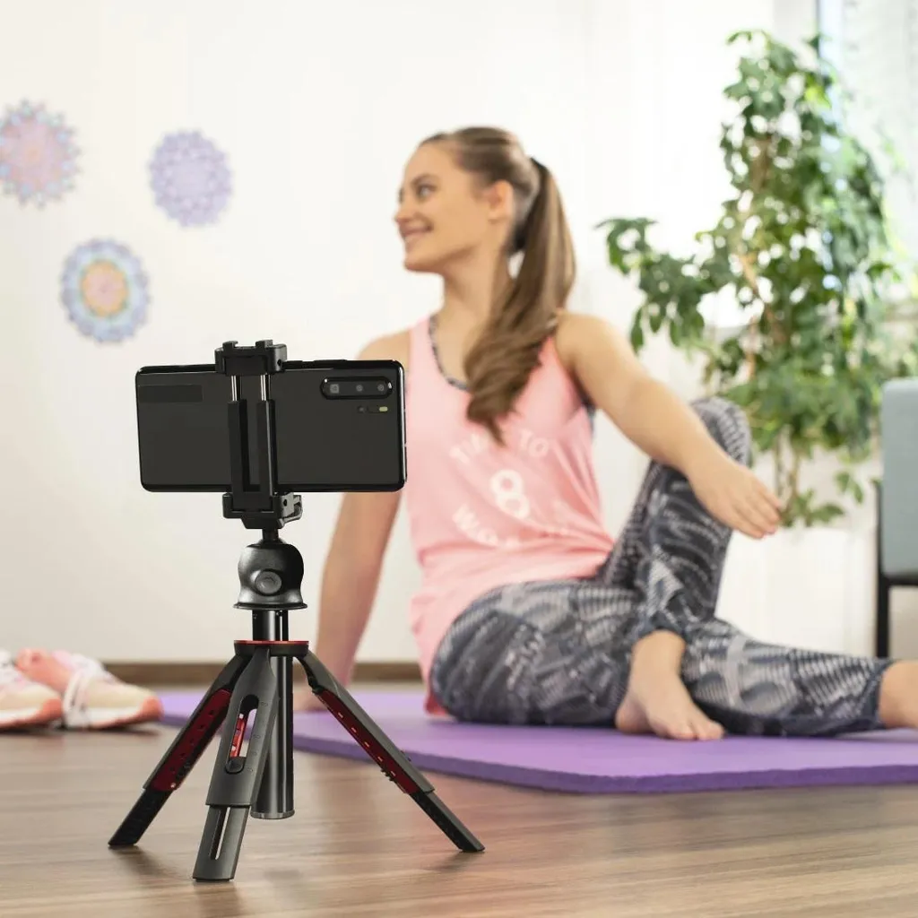 Hama Solid 80 (Solid III) Treppiede 80cm con Telecomando Bluetooth Nero - 4