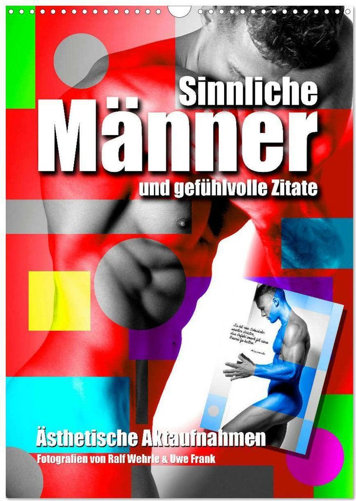 Männer und gefühlvolle Zitate (Wandkalender 2026 DIN A3 hoch), CALVENDO Monatskalender