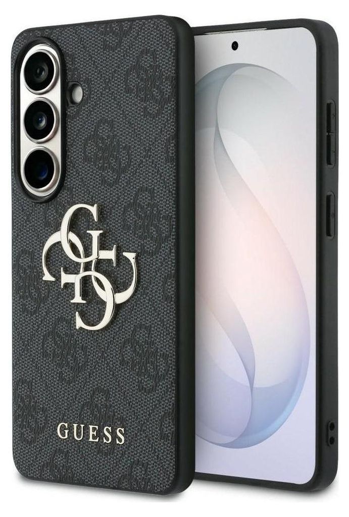 Étui Guess Galaxy S26 en similicuir gris doré 4G Big Logo Image du produit 