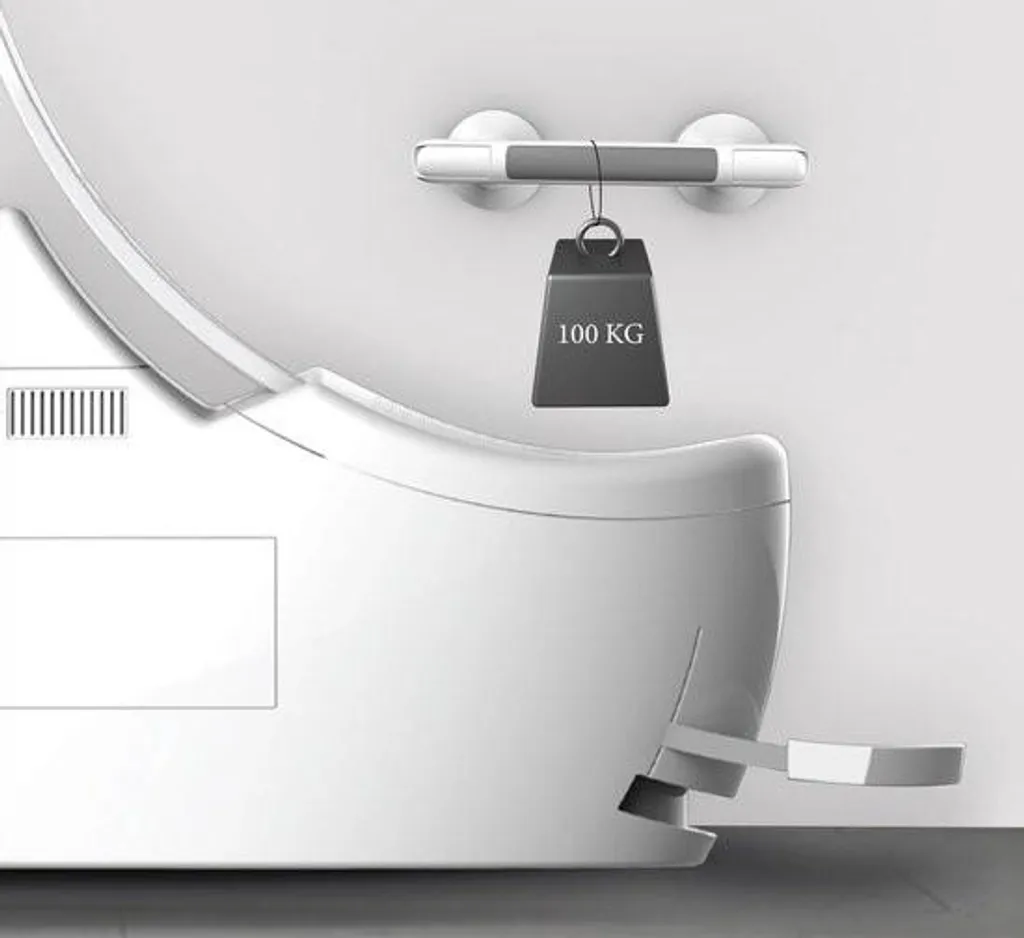 Poignée de douche ventouse anti-chute sans perçage mur carrelé