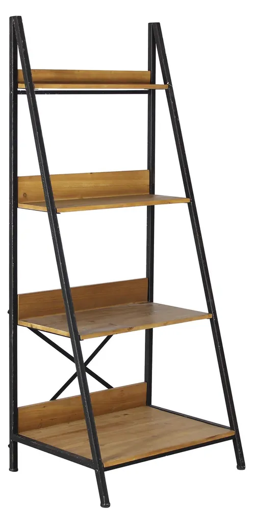 Bibliothèque mobile 4 étagères pour bureau et salon gamme Classic Step