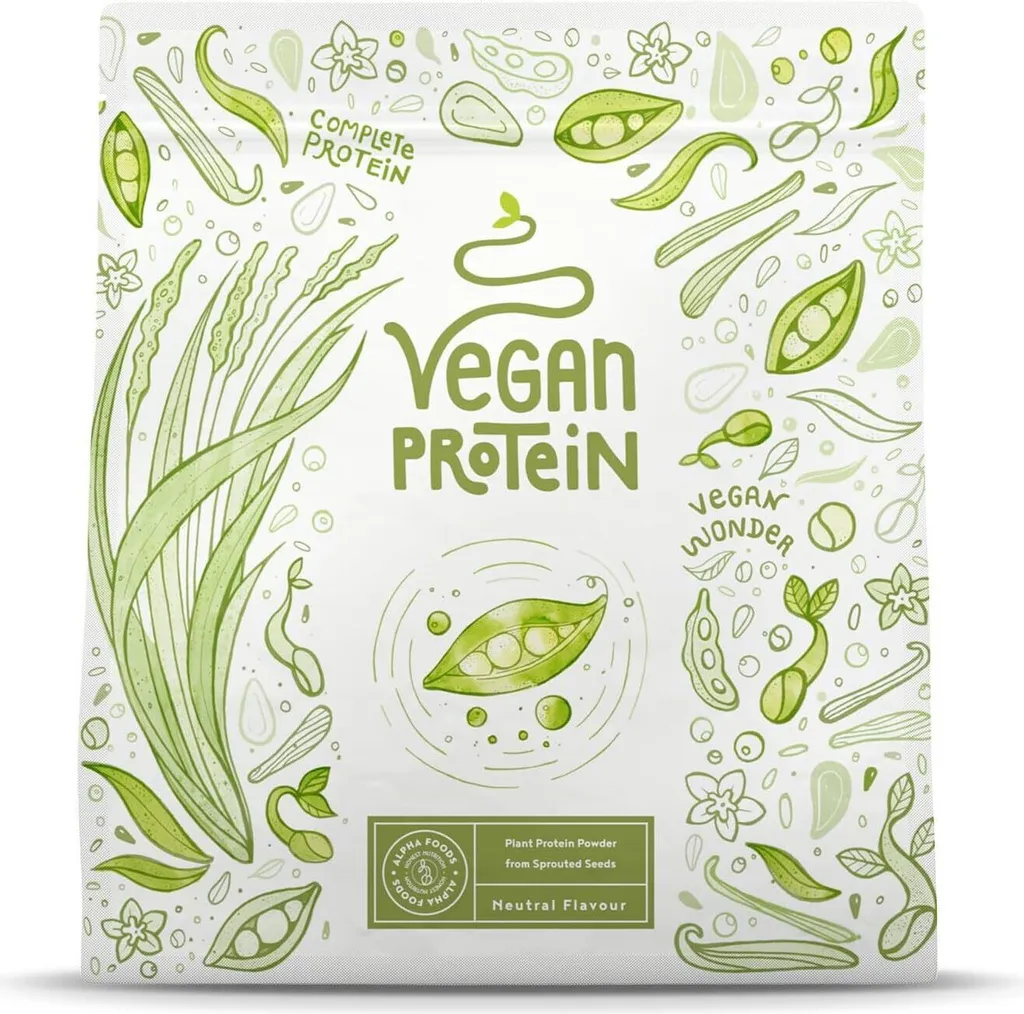 Protéine Végétale en Poudre Neutre 600g Alpha Foods - Qualité Allemande