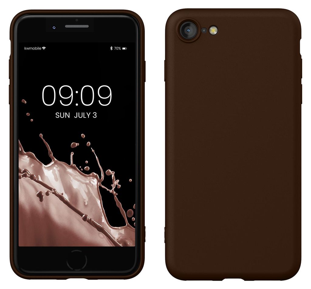 kwmobile Handyhülle für iPhone SE 2022 Hülle / iPhone SE 2020 / iPhone 8 / iPhone 7, für iPhone SE Hülle - Schutzhülle für kabelloses Laden ...