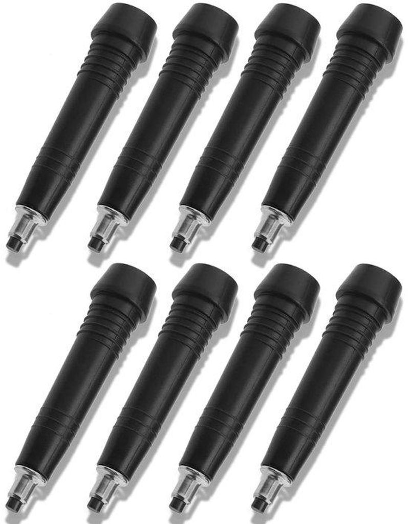 Nordic Walking Pads für Eis, Kies und Asphalt (8 Stücke) aus Gummi