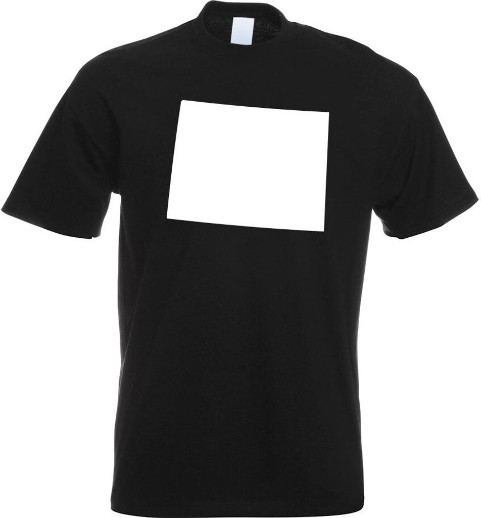 Kiwistar - T-Shirt - schwarz - USA - Bundesstaat - Wyoming Herren Funshirt Bedruckt Design Sprüche Spruch Motive - mit Motiv Bedruckt - Funshirt D...