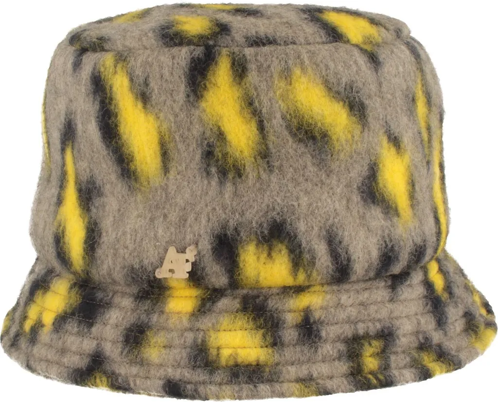 Bob d'Hiver pour Femme Imprimé Léopard Angiolo Frasconi Chaud et Pliable