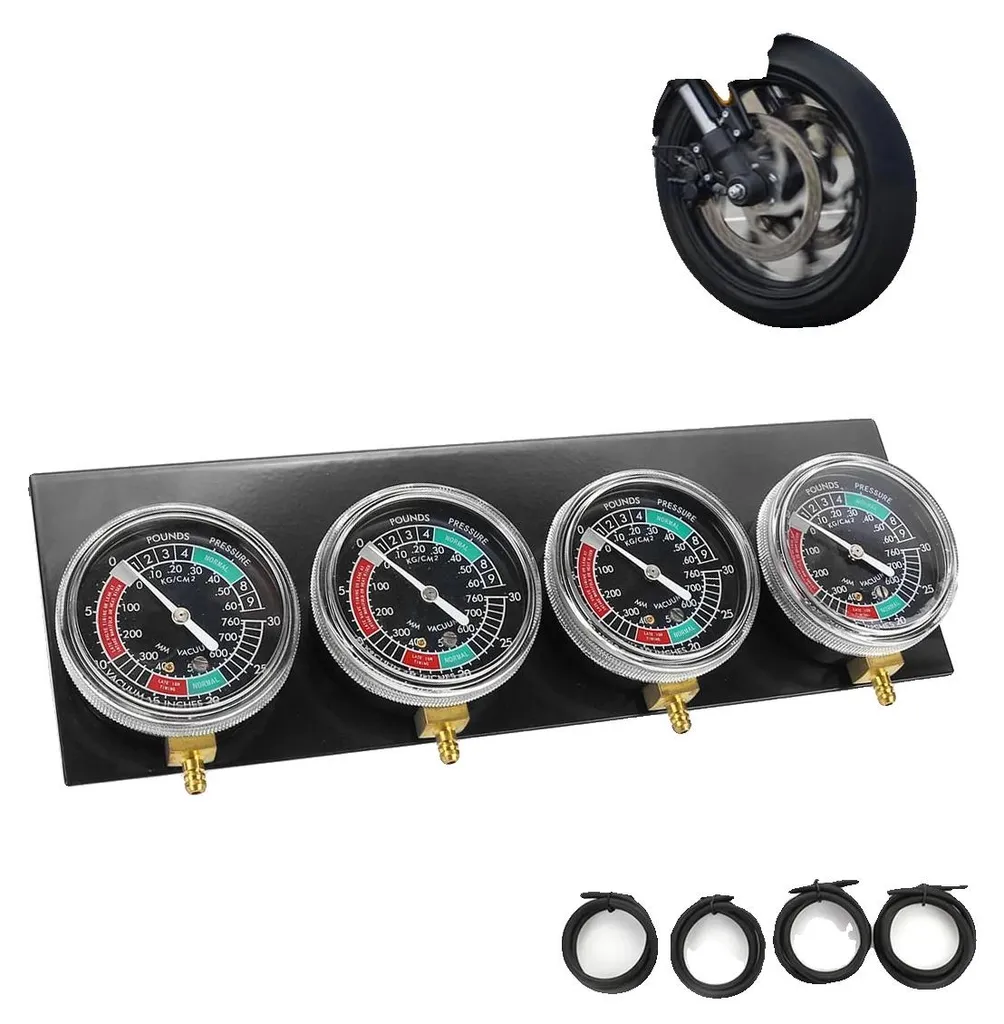 Kit synchroniseur carburateur moto 4 cylindres en métal et plastique