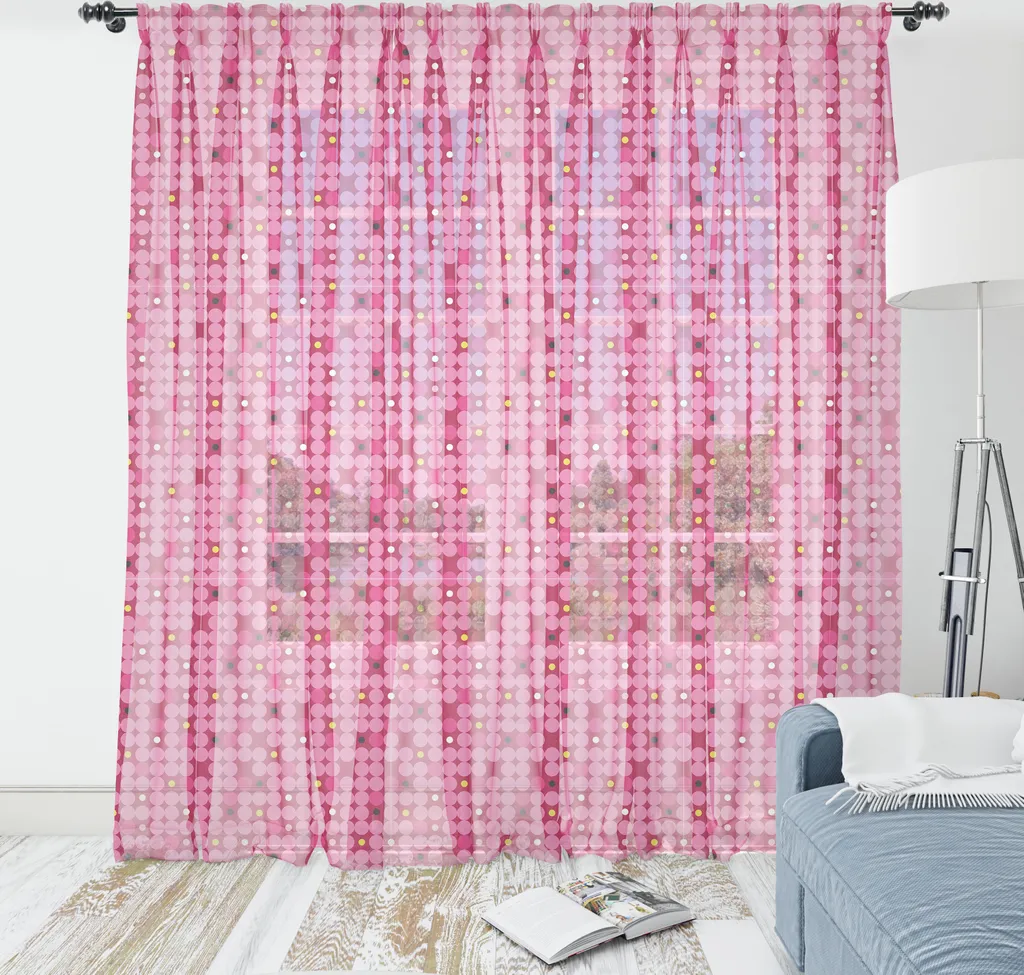 Arazzo Rosa Lampone ABAKUHAUS 274x274 cm | Arredo Moderno Raso