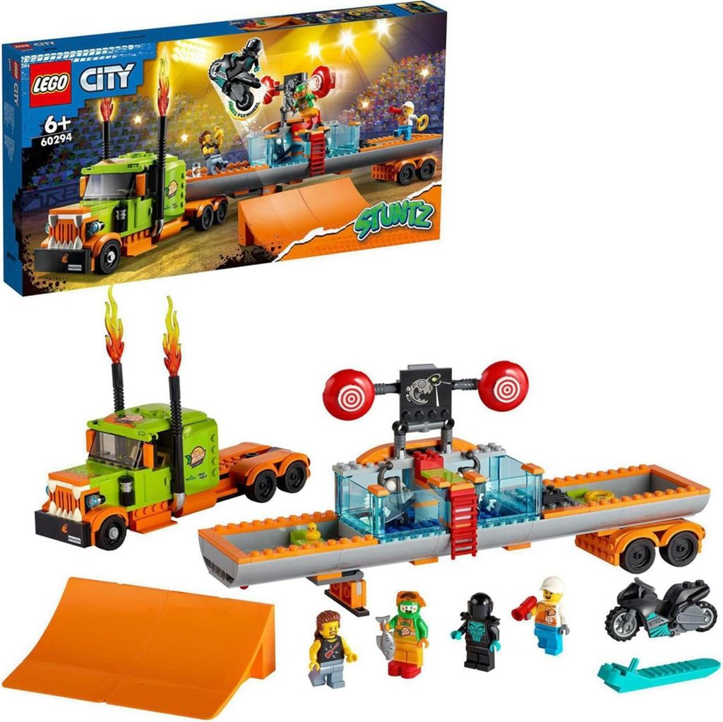 LEGO 60294 City Stuntz Stunt Show Truck Set, set di Immagine del prodotto 