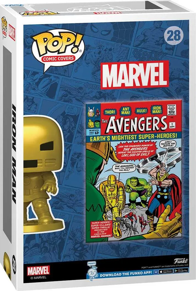 Figurine POP! Marvel Avengers #1 Funko 9 cm Haute Qualité Style Vinyle
