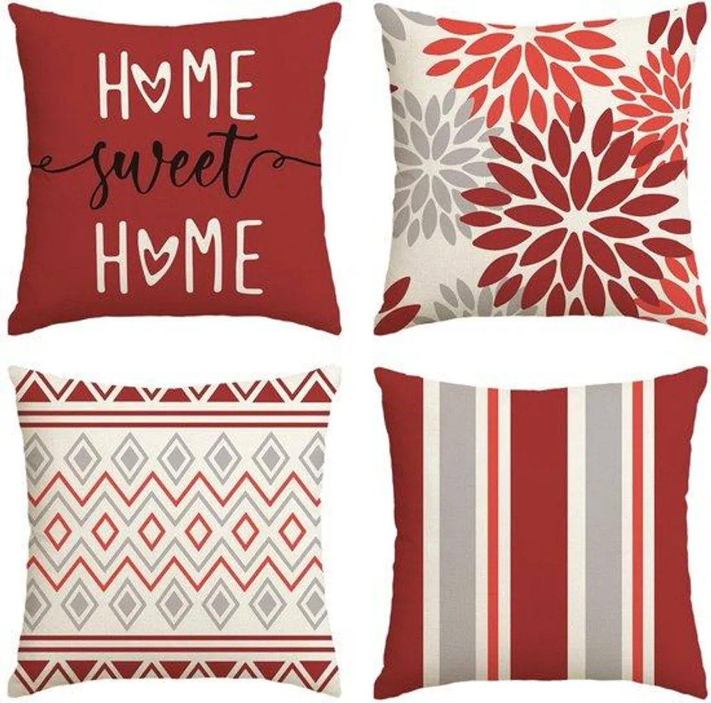Housse de coussin 50x50 durable et lavable pour intérieur moderne
